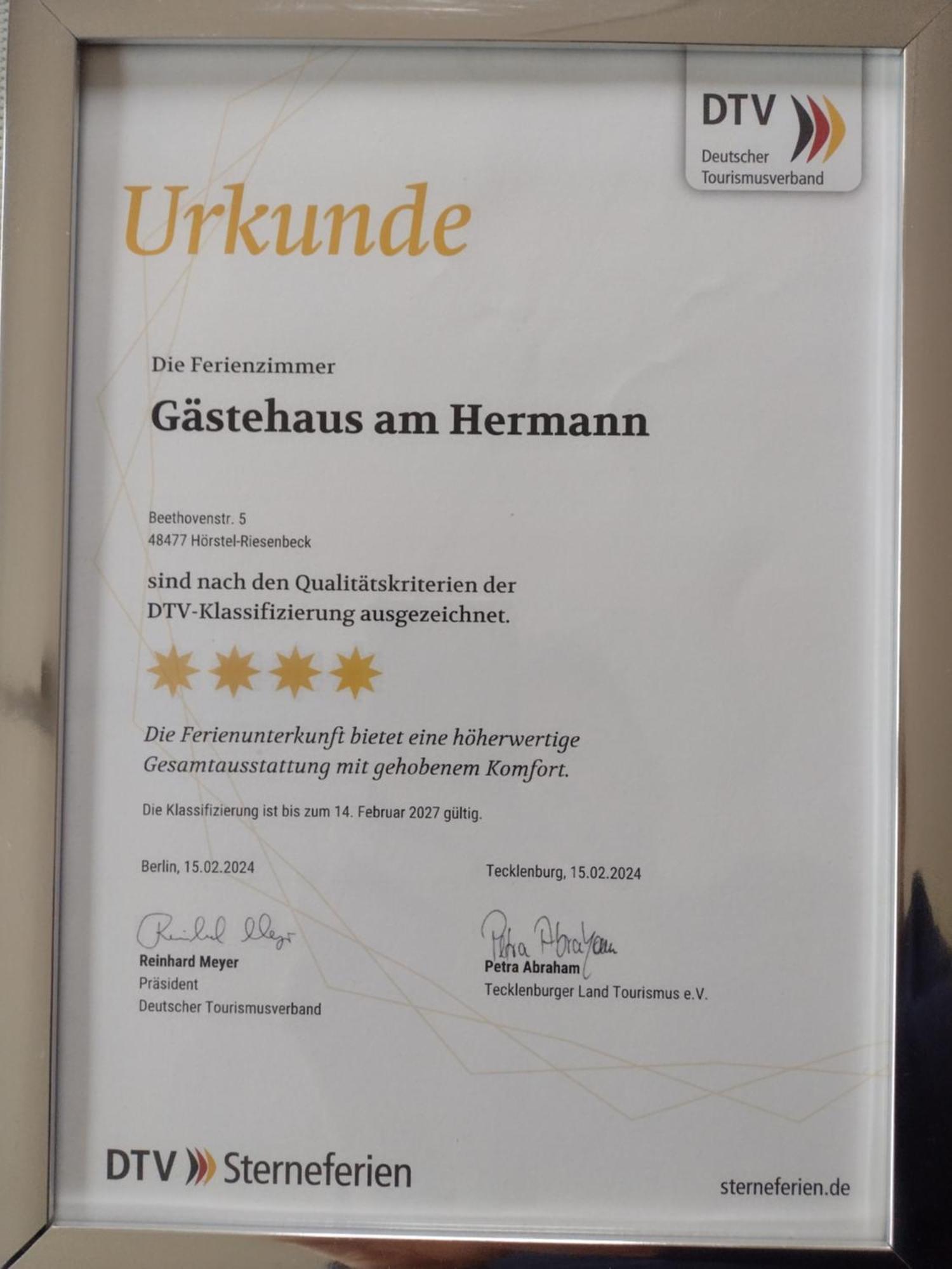 Hörstel Gaestehaus Am Hermann מראה חיצוני תמונה